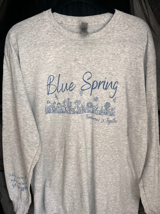 Blue Spring Inspired Long-Sleeve